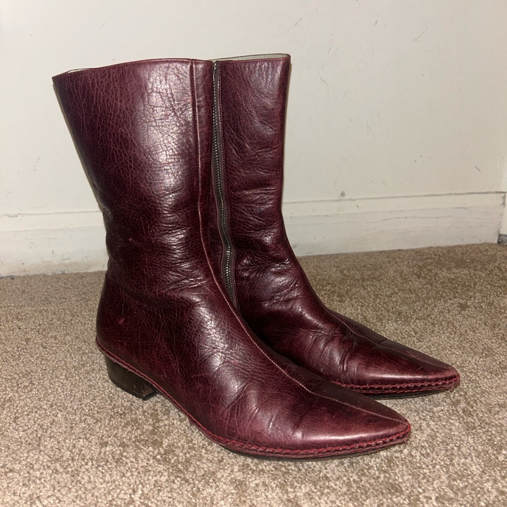 SOLD! Women's Sigerson Morrison NY Made in Italy Real Leather Boots Vero Cucio